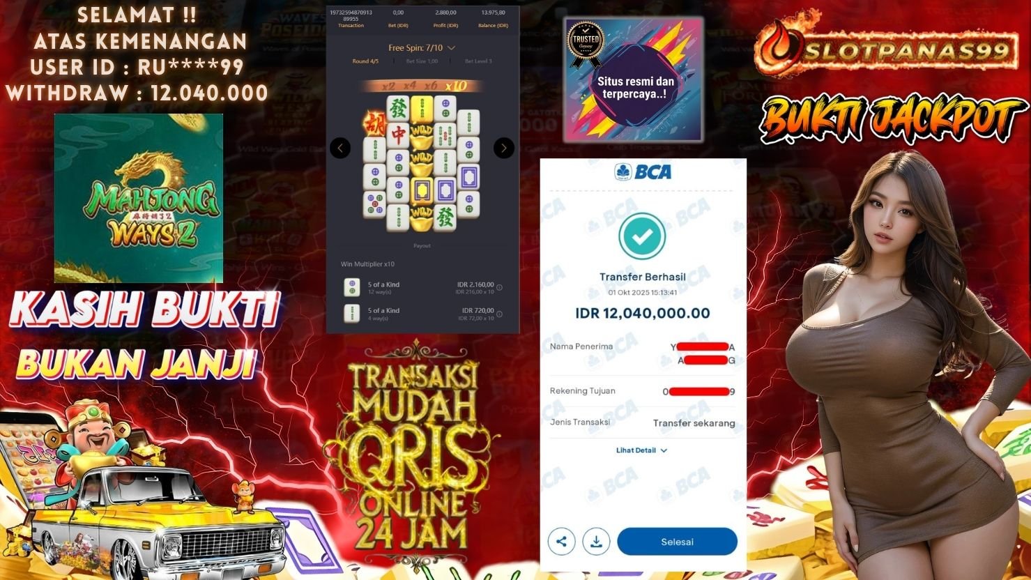SLOTPANAS99 JACKPOT SLOT MAHJONG WAYS 2